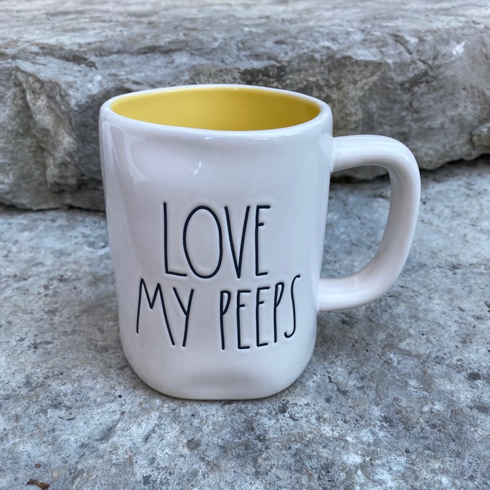 Rae Dunn Love my Peeps Mug with Yellow In…
